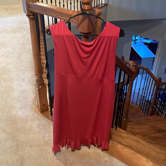 Orange-red dress - Picture 2 of 4